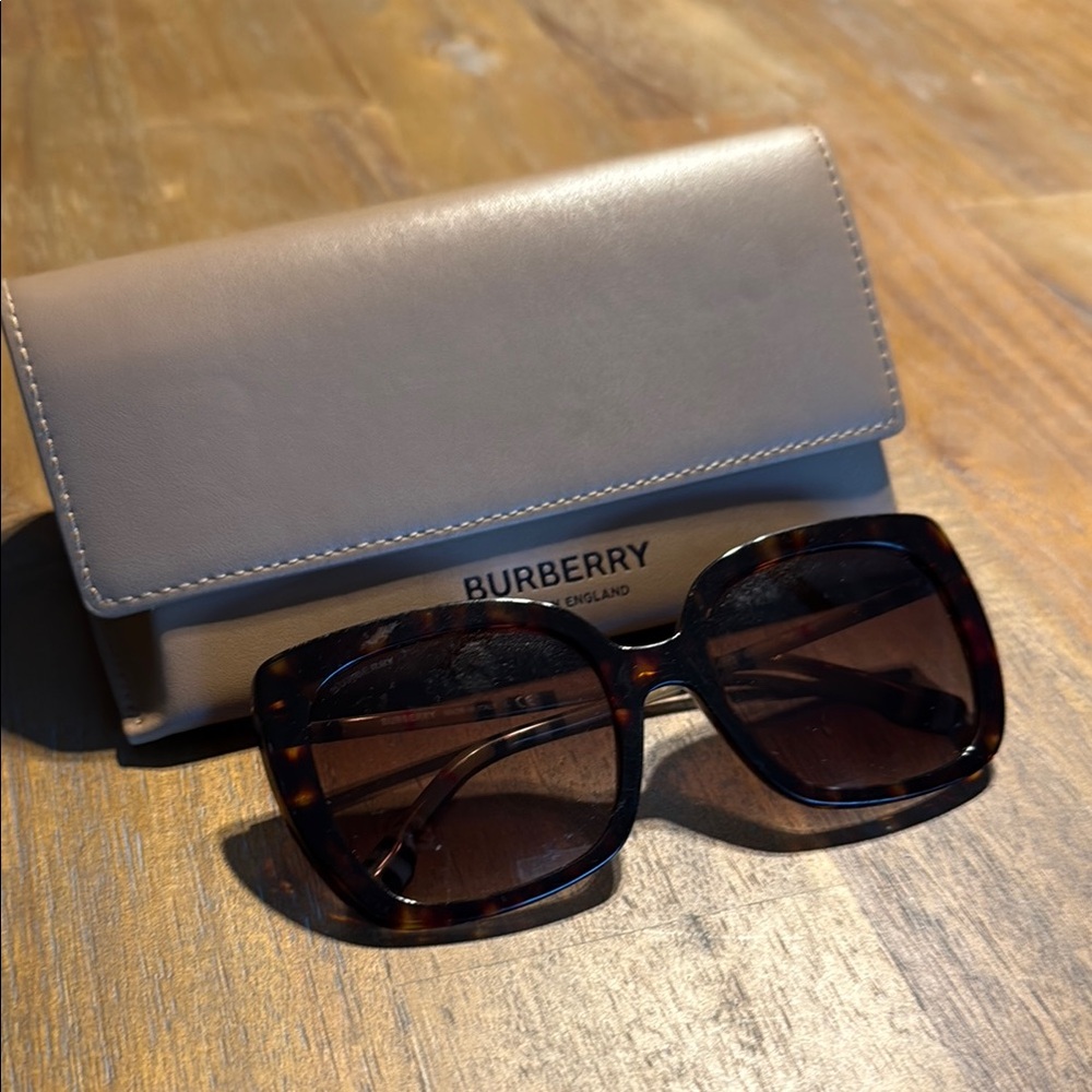 Burberry Tortoise Shell Sunglasses